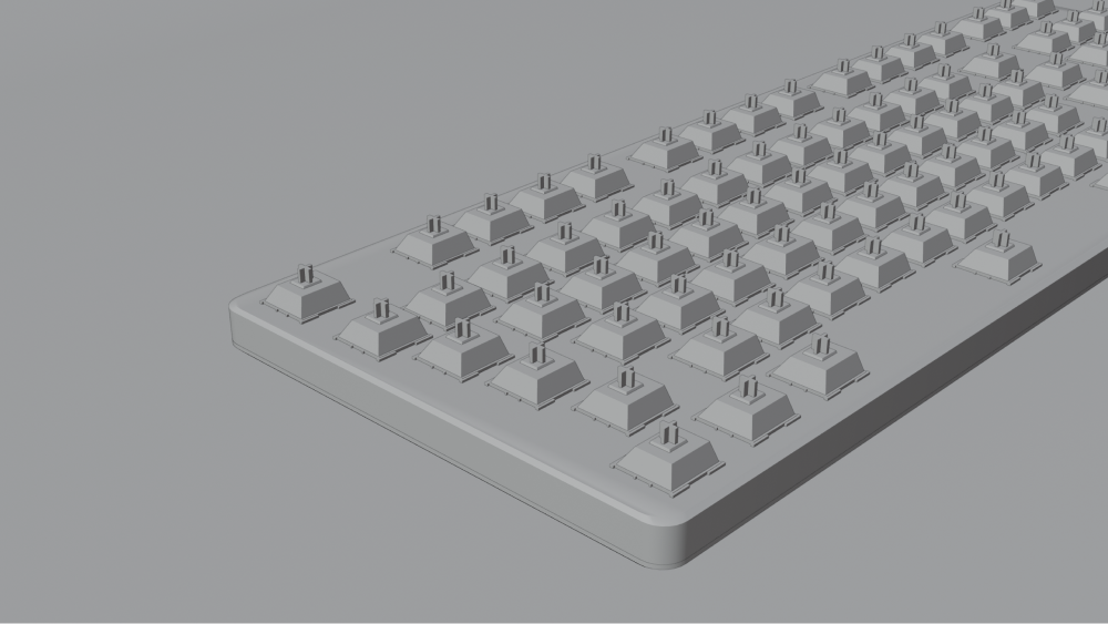 3D Model of a keyboard