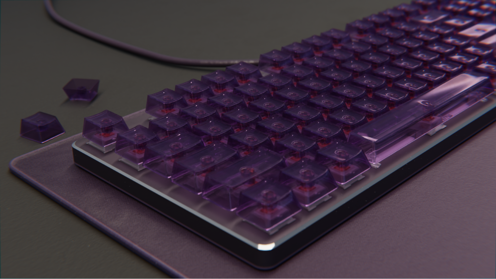 3D Model of a keyboard