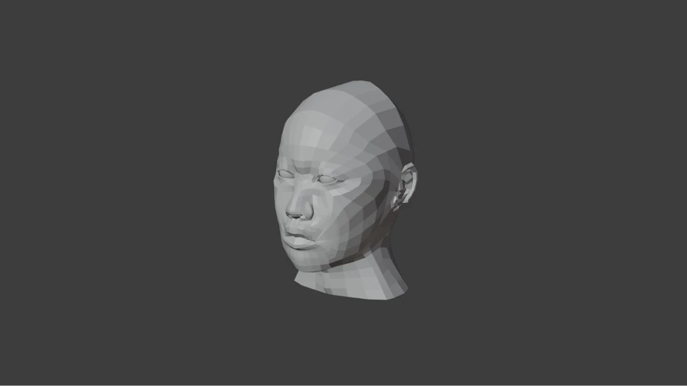 3D Model of my face, early process