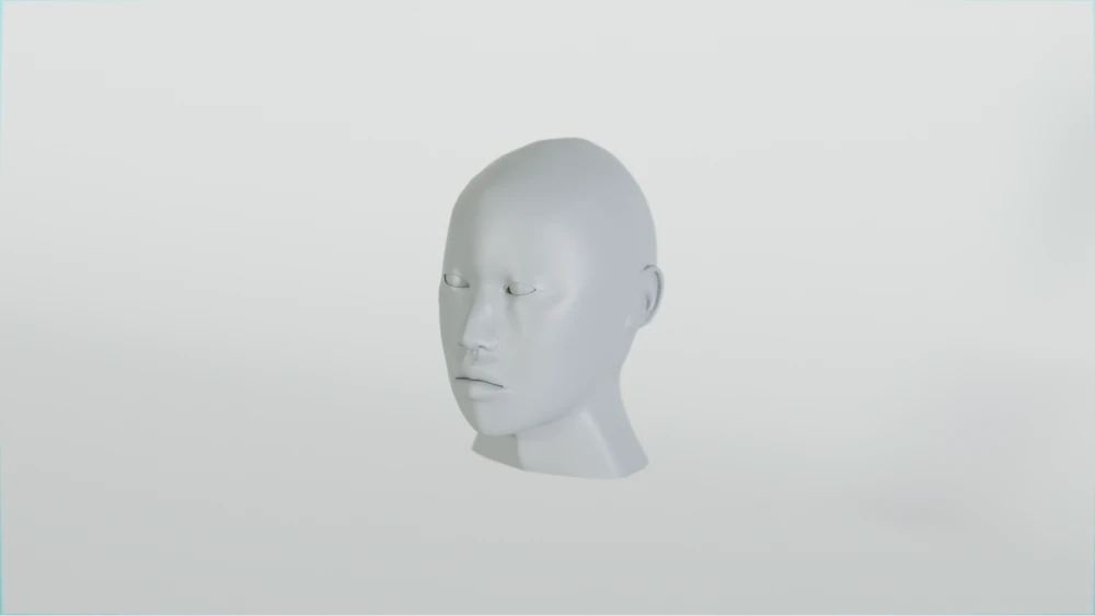 3D Model of my face, early process